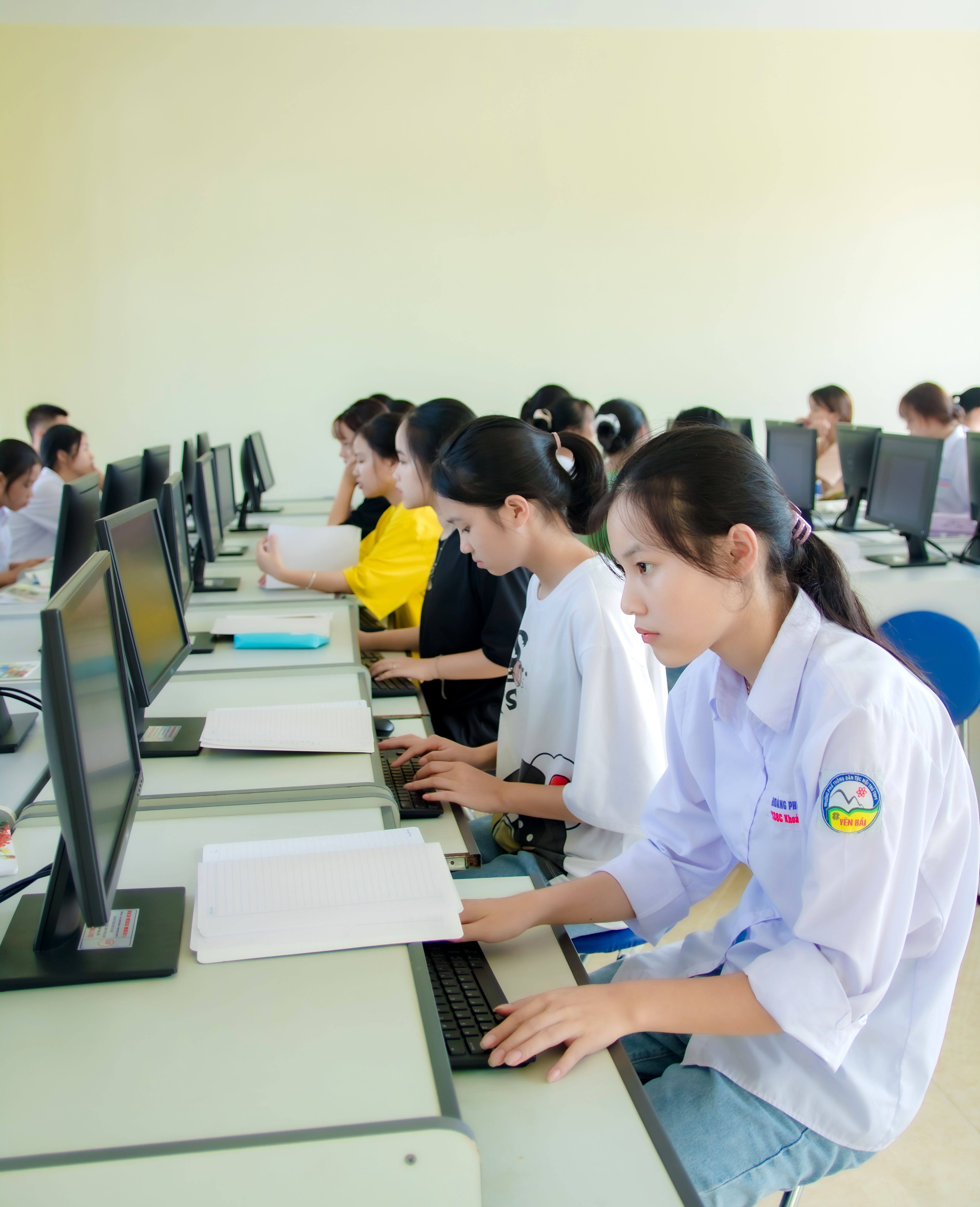 club members learning in a classroom